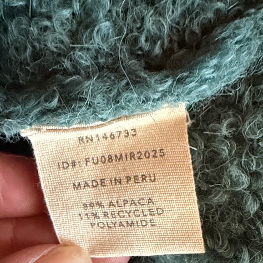 Mirth ESTES BOUCLE SKIRT IN SPRUCE sz L - Picture 11 of 11